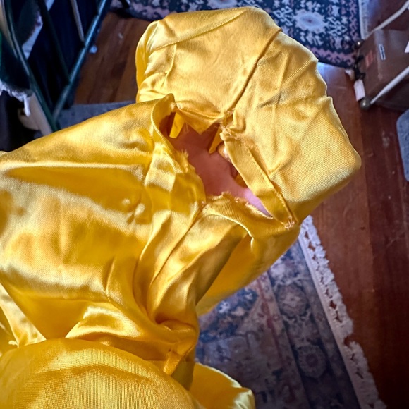 True vintage Asian pajama set circa 1950s top, bottoms, robe, slippers, case - Picture 2 of 10